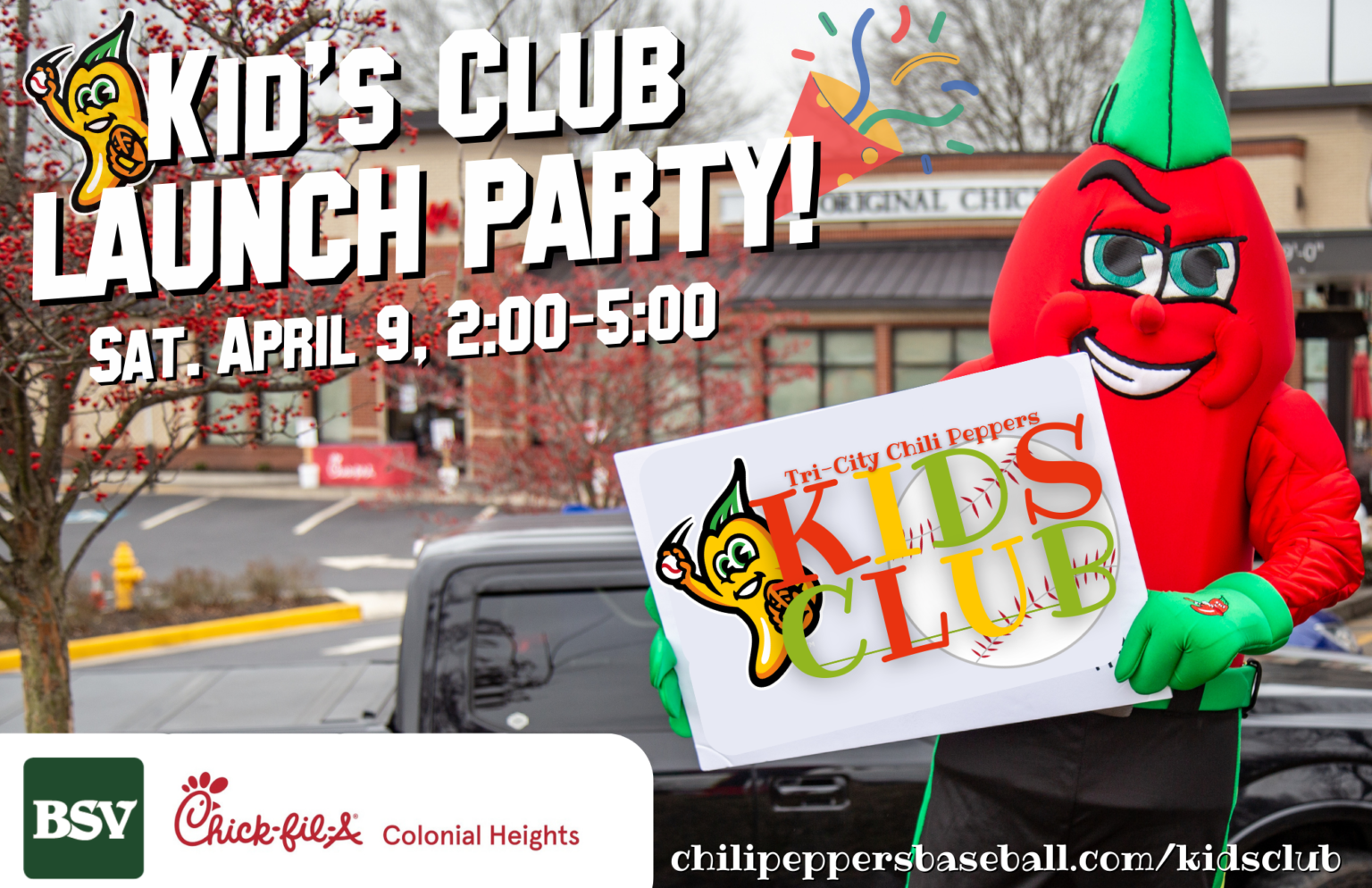 TriCity Chili Pepper’s Kid’s Club Launches Saturday, April 9th