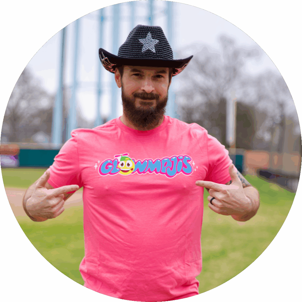 Headshot of Ray Ortega, Head Coach, Glow Moji's at Cosmic Baseball