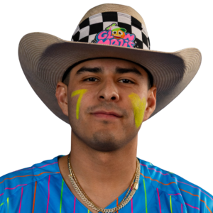 Headshot of Aric Vasquez in a Glow Mojis uniform.