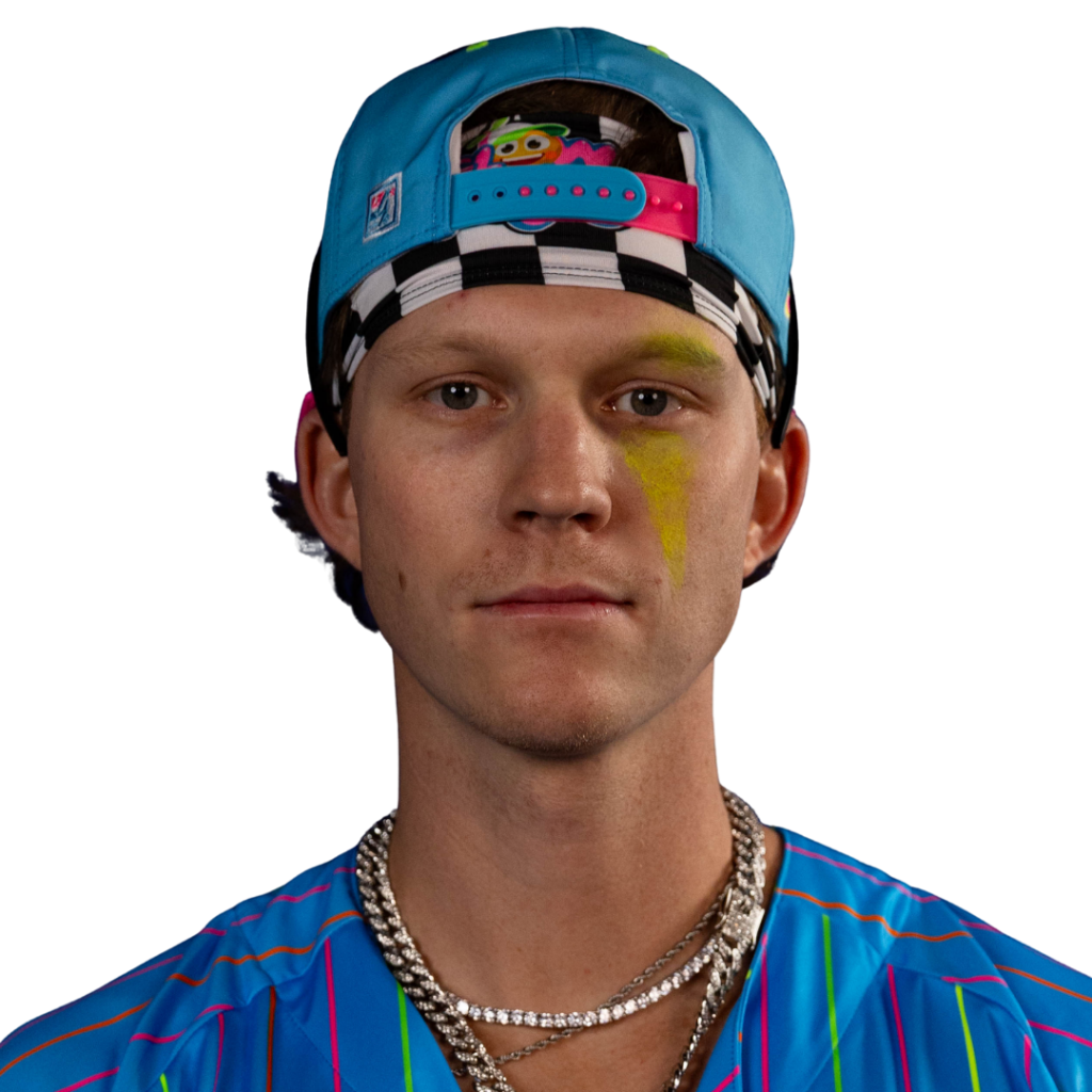 Headshot of Trey Vanderpool in a Glow Mojis uniform.