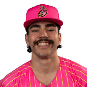 Headshot of Adam Arroyo in a Chili Peppers uniform.