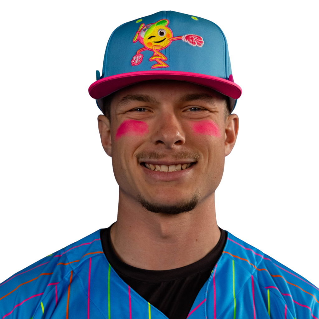 Headshot of Evan Orzech in a Glow Mojis uniform.