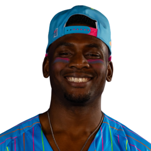 Headshot of Khalil Wilson in a Glow Mojis uniform.
