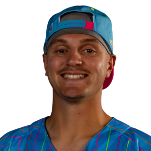 Headshot of Kohl Peterson in a Glow Mojis uniform.