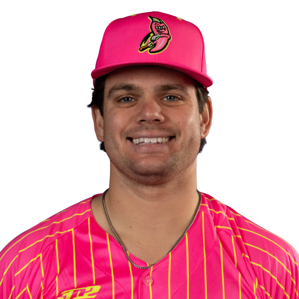 Headshot of Max Fries in a Chili Peppers uniform.