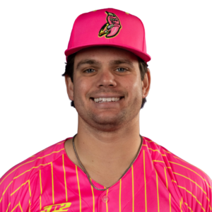 Headshot of Max Fries in a Chili Peppers uniform.