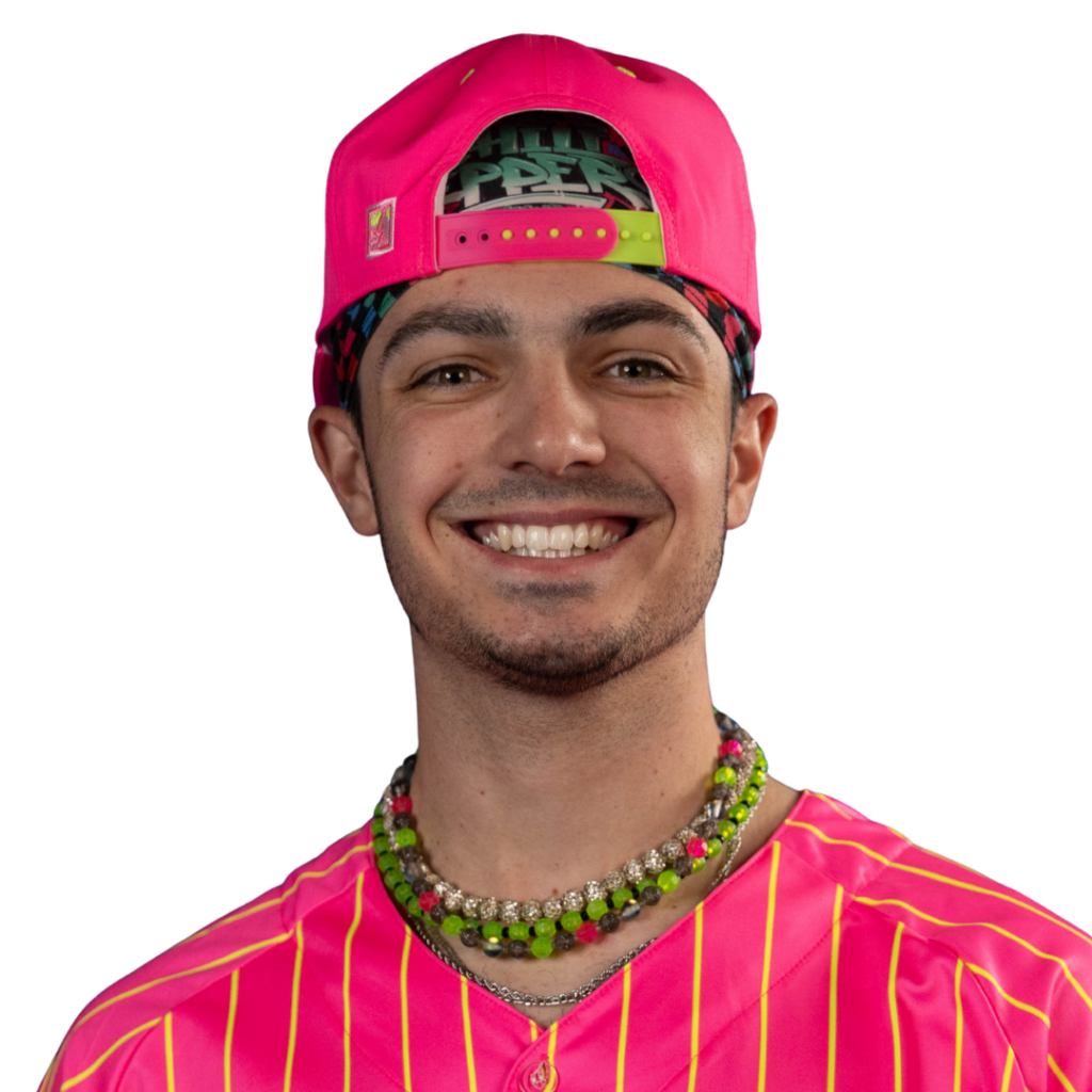 Headshot of Nolan Maccabe in a Chili Peppers uniform.