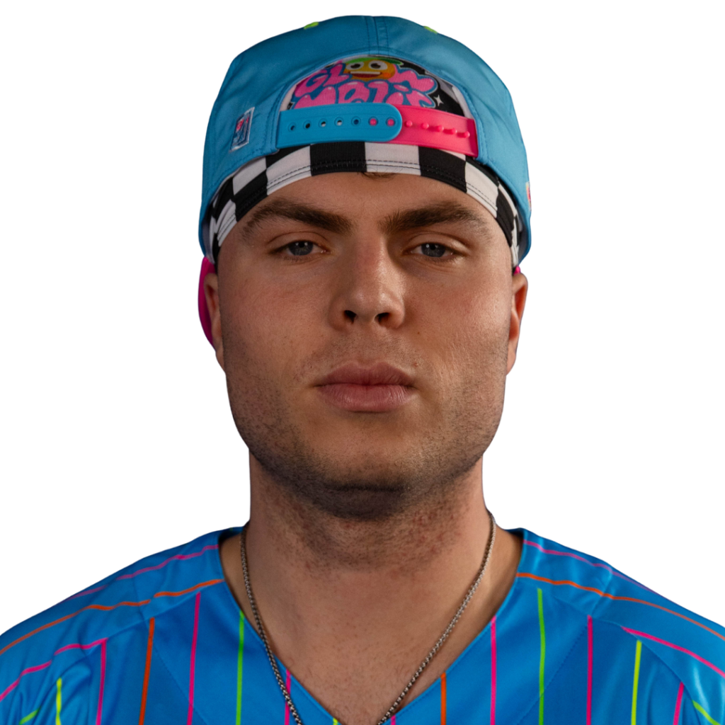 Headshot of Ryan Cormier in a Glow Mojis uniform.