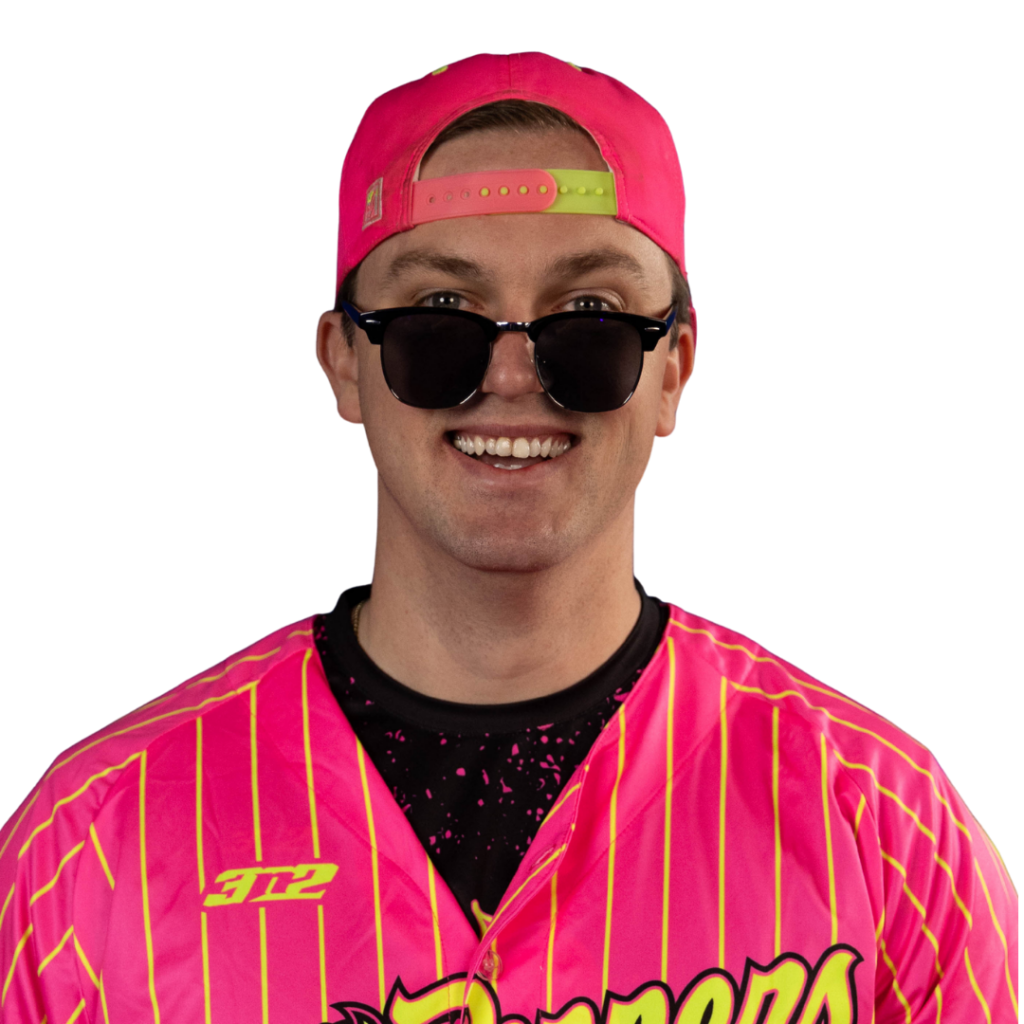 Headshot of Sam Bragg in a Chili Peppers uniform.