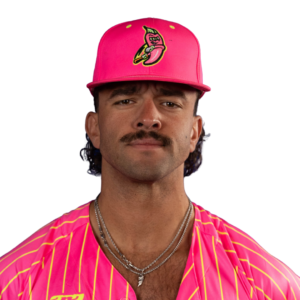 Headshot of Sam Hanson in a Chili Peppers uniform.