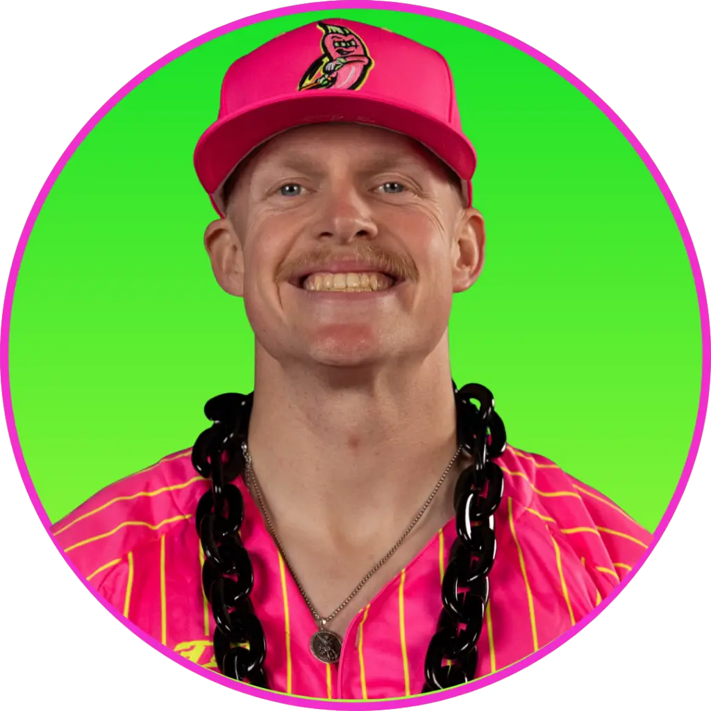 Headshot of Ayden Alger in a Chili Peppers uniform.