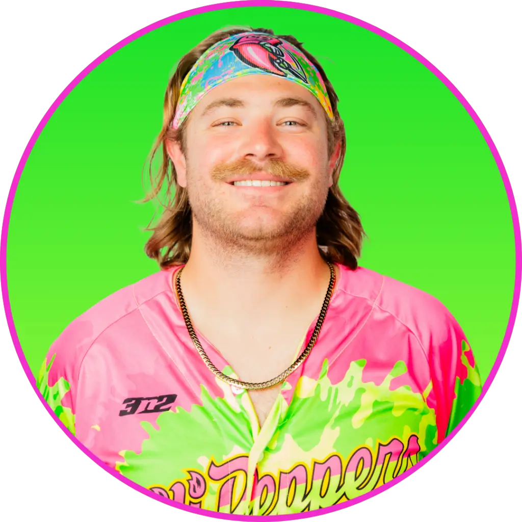 Headshot of Zach Camp in a Chili Peppers uniform.
